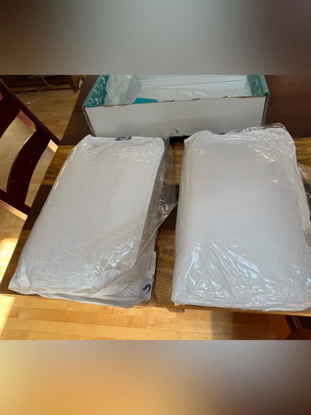 Two (2) New in Box Standard Size - Sleepgram Pillows